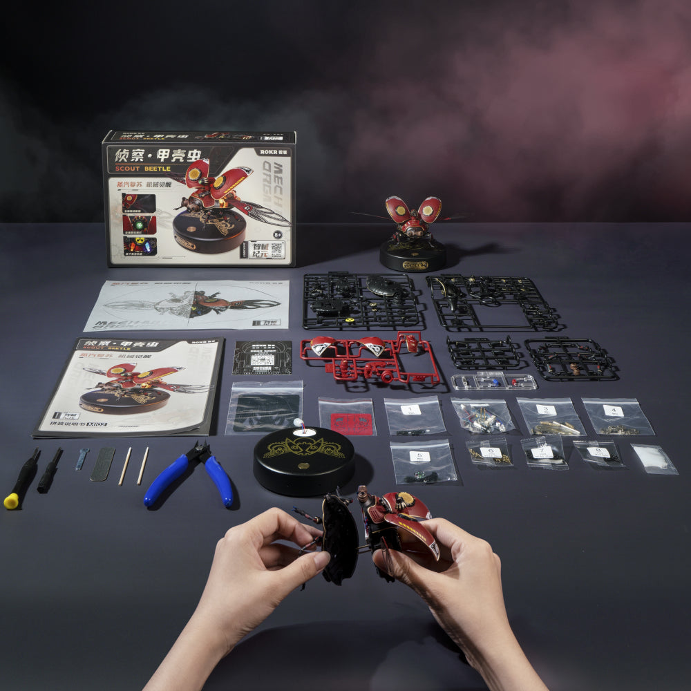 Carabus puzzle 3d cu mecanism functional