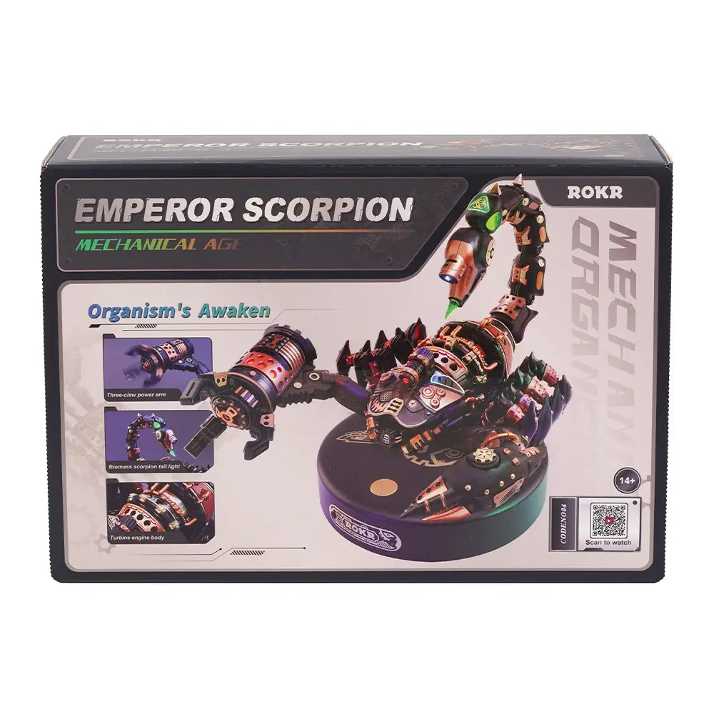 Ambalajul Puzzle-ului 3D Împăratul Scorpion de la ROKR este ideal pentru un cadou creativ și inedit