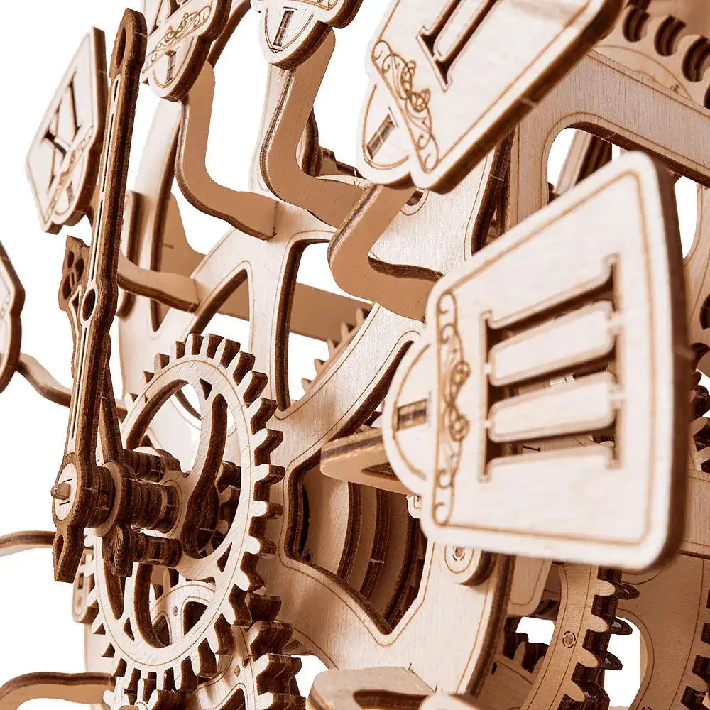 Ceas de perete din lemn cu pendul WoodTrick