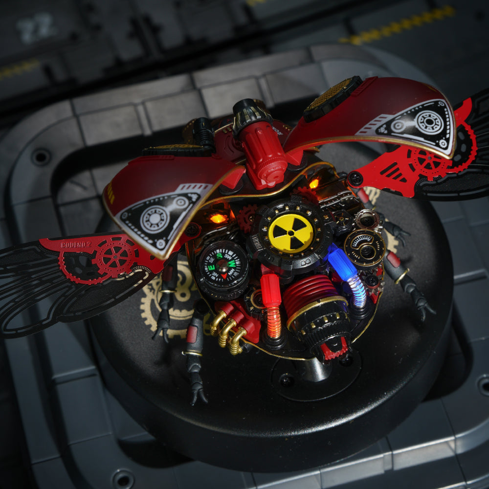 Gargarita insecta bionica puzzle 3d cu mecanism functional Robotime