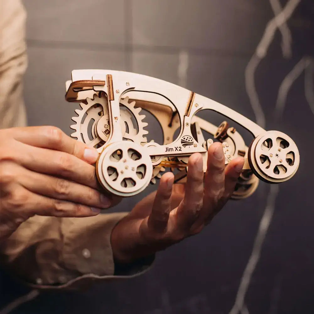 Puzzle 3D Buggy, 144 piese, lemn