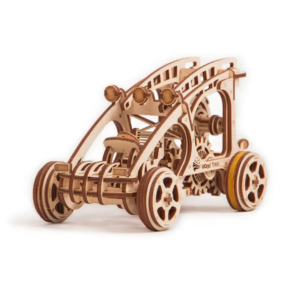 Puzzle 3D Buggy, 144 piese, lemn