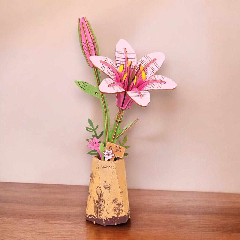 Puzzle 3D Crin Roz 73 piese lemn Sofiart