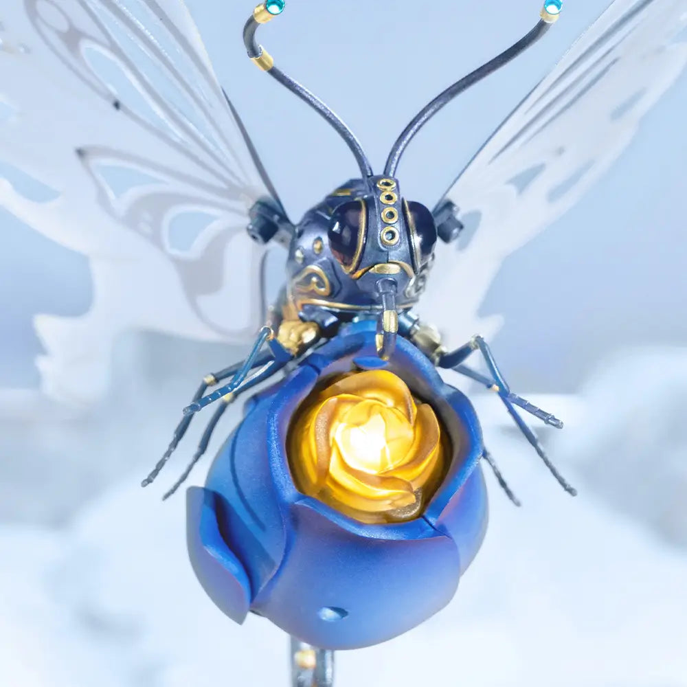 Puzzle 3D Fluture Albastru Arta in Miniatura Cadoul Perfect pentru Colectionari