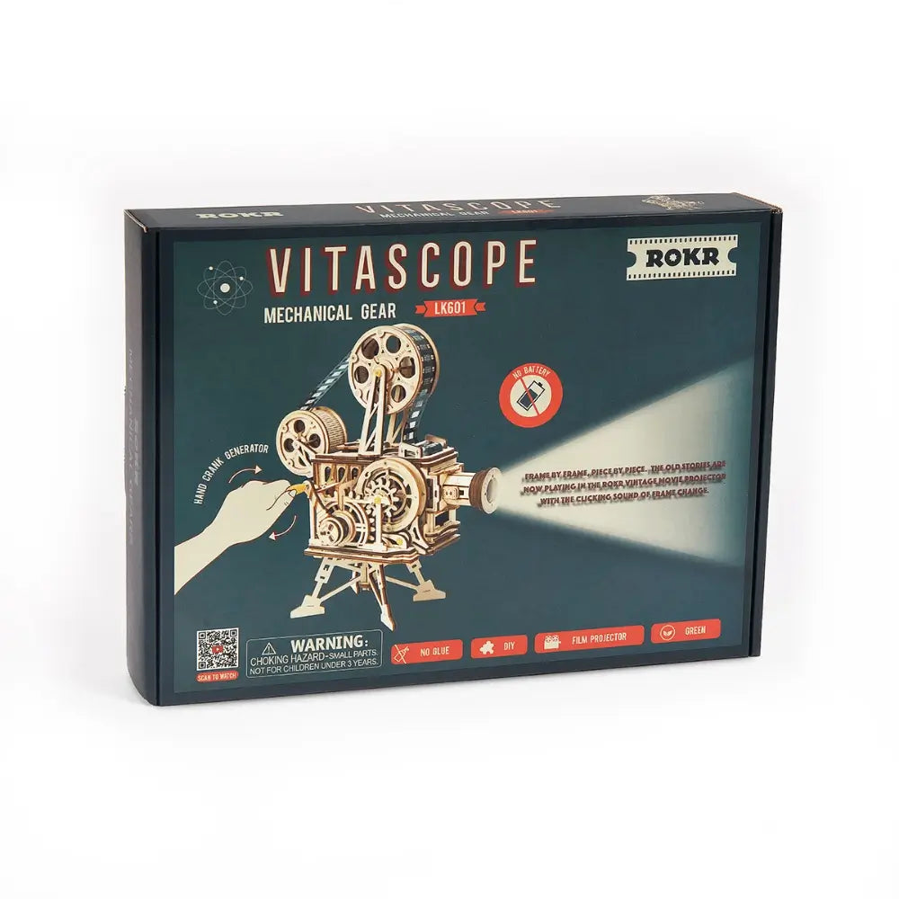 Puzzle 3D Vitascope Robotime Ambalaj si Continut