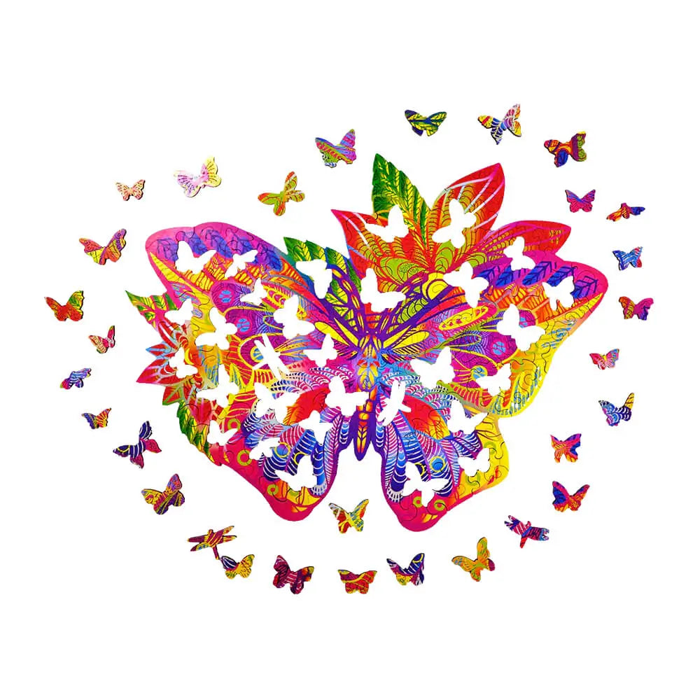 Puzzle Butterfly Wood Trick fluture din lemn