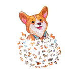 Puzzle Corgi Wood Trick