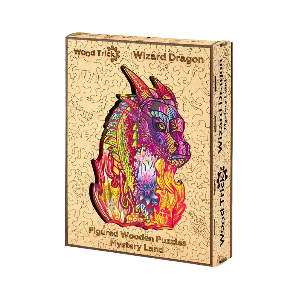 Puzzle Dragon, 184 piese, lemn