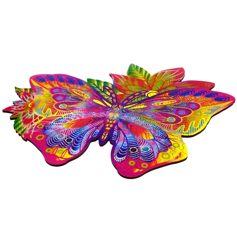 Puzzle din lemn Fluture Wood Trick