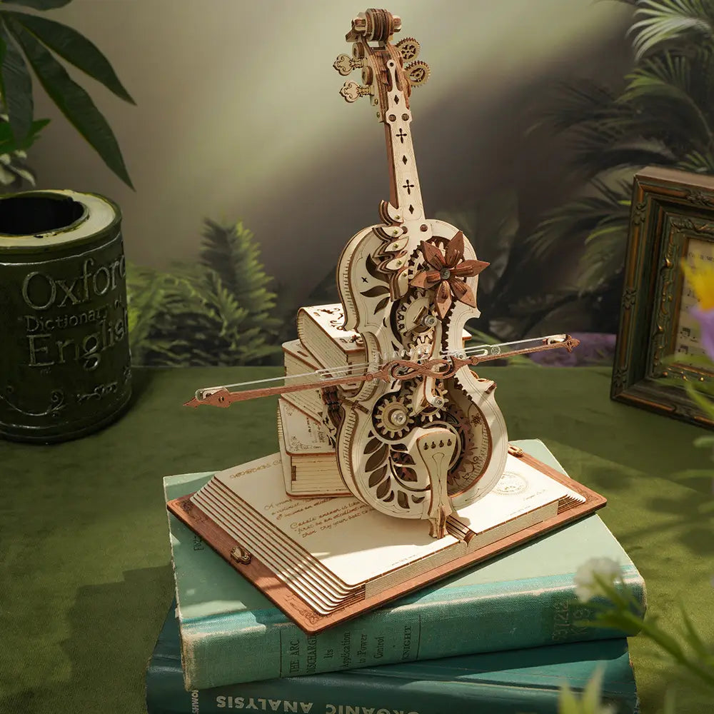 Violoncel Magic Puzzle 3D Decor Instrument Muzical Elegant Robotime