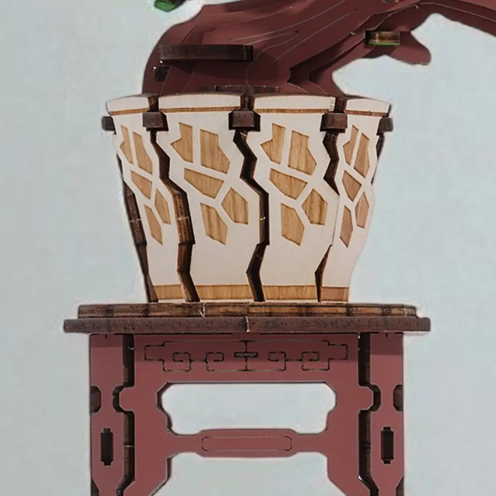 Puzzle 3D Bonsai miniatural construcție relaxantă pentru colecționari și pasionați