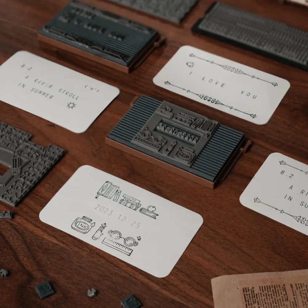 Puzzle 3D din lemn ROKR Model de presa tipografica clasica pentru colectionari